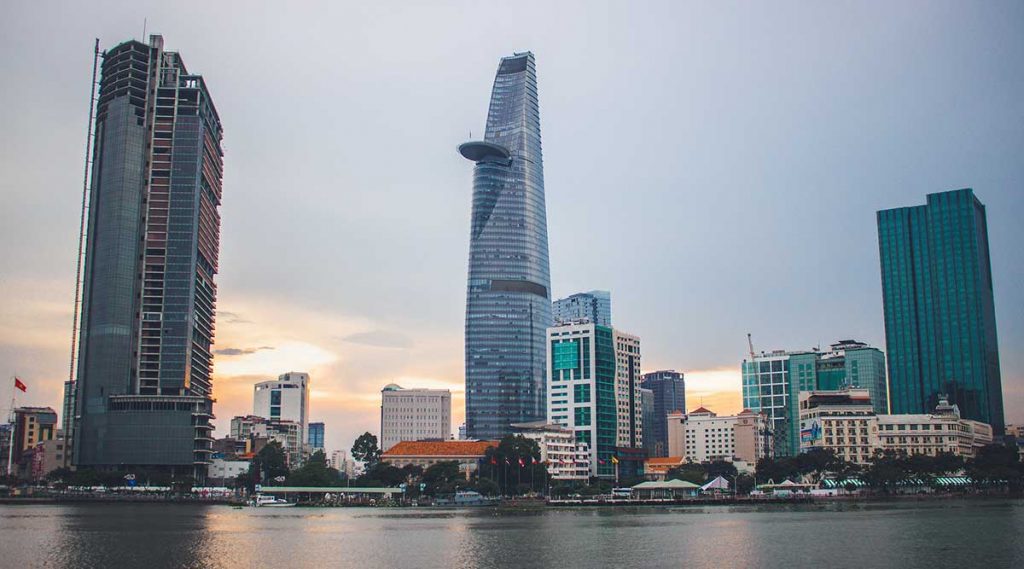 Bitexco financial Tower in Ho Chi Minh City