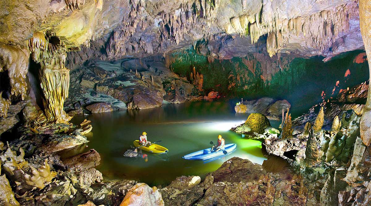 Phong Nha cave kajakken