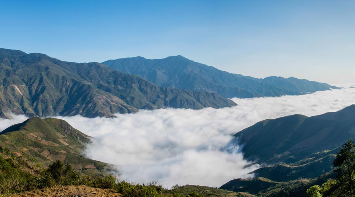 Ta Xua in Noord Vietnam Het land boven de wolken