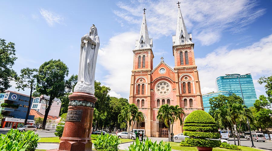 Notre Dame Saigon in Ho Chi Minh City