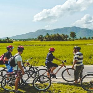fietsen door het platteland van Dalat