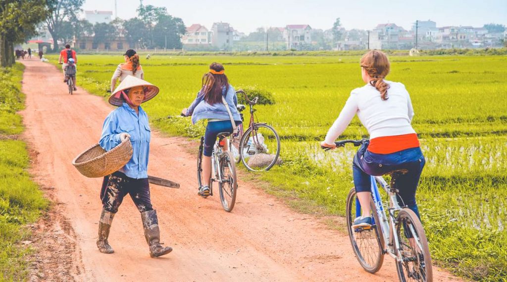 fietsen in Hanoi tour