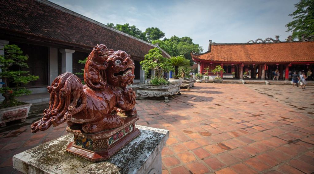 tempel van literatuur in Hanoi