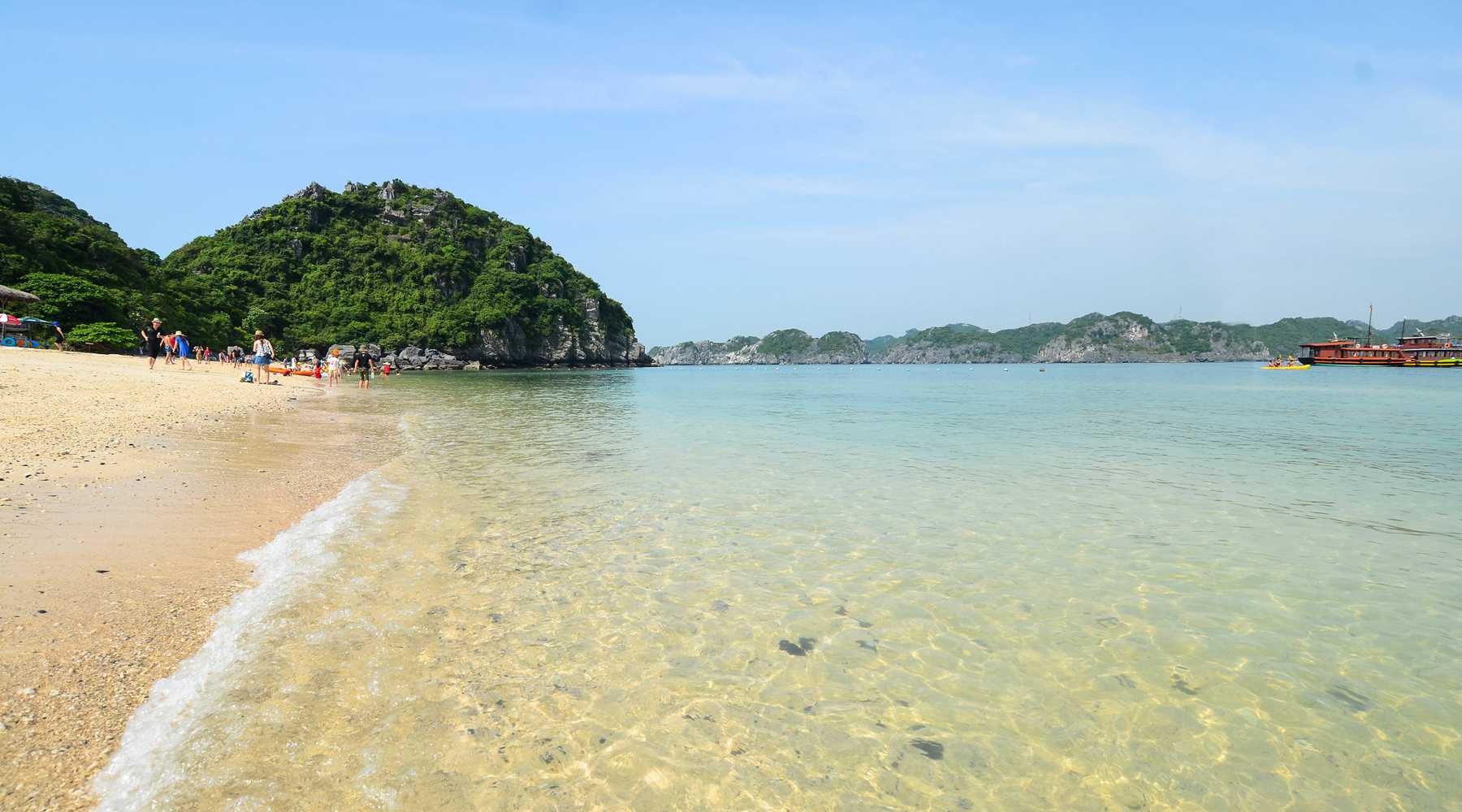 Stranden noord Vietnam