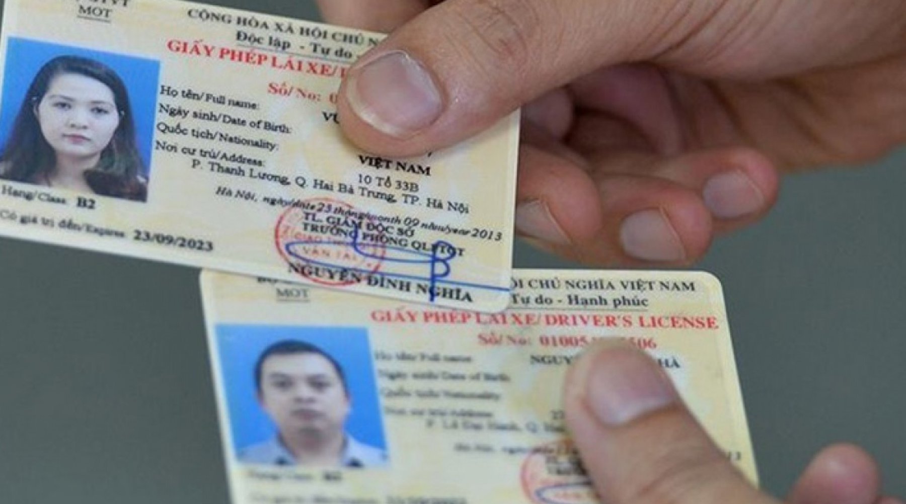 Vietnamees rijbewijs