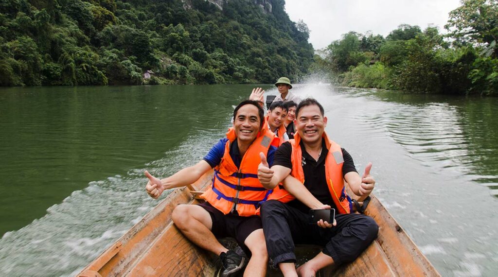 Boottocht in Pu Mat Nationaal Park