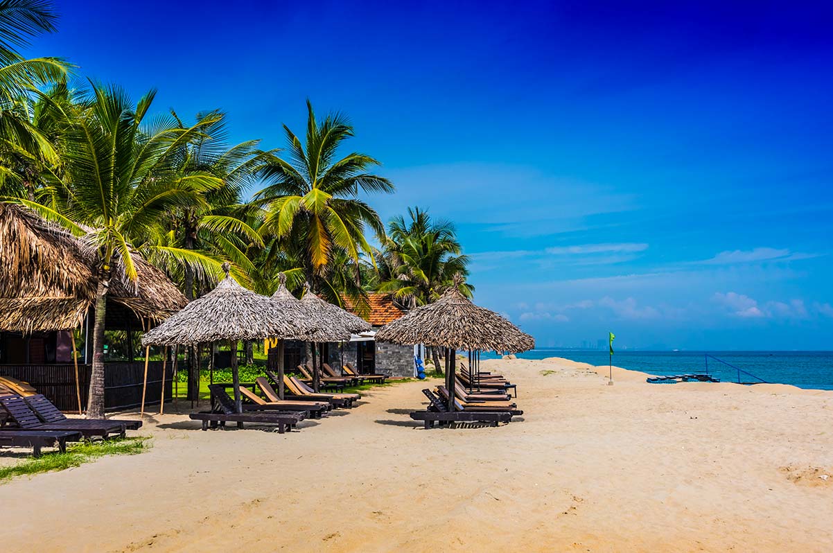 Cua Dai Beach in Hoi An is ideaal voor een strandvakantie in Vietnam