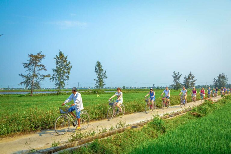 fietsen door het platteland van Hoi An