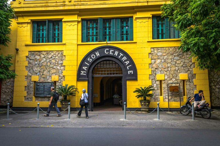 Hoa Lo gevangenis museum in Hanoi