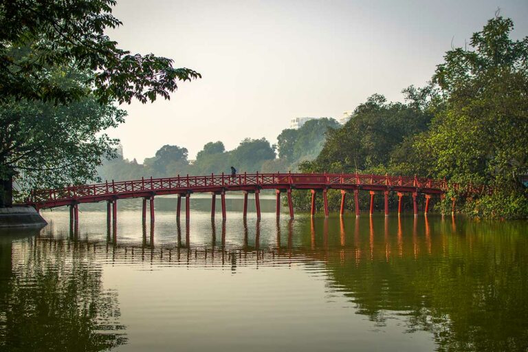 Hoan Kiem Lake in Hanoi