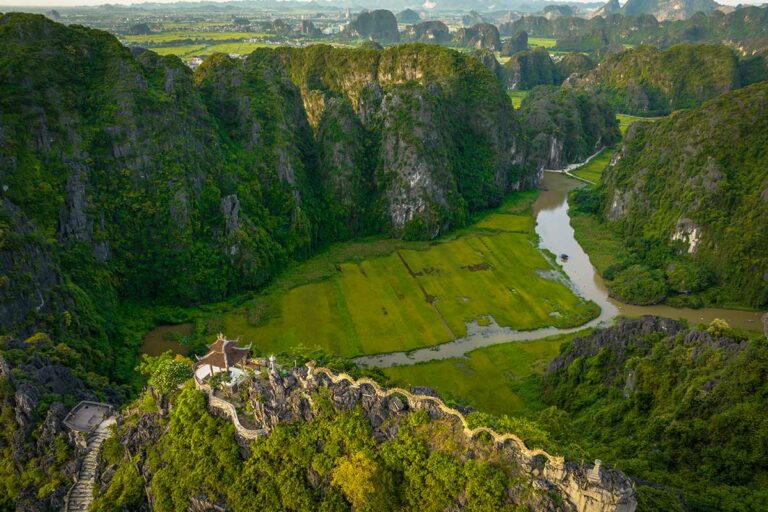 Mua Cave uitzichtpunt in Ninh Binh