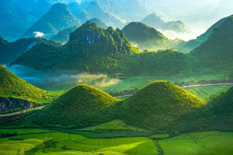 Twin Mountains in Ha Giang