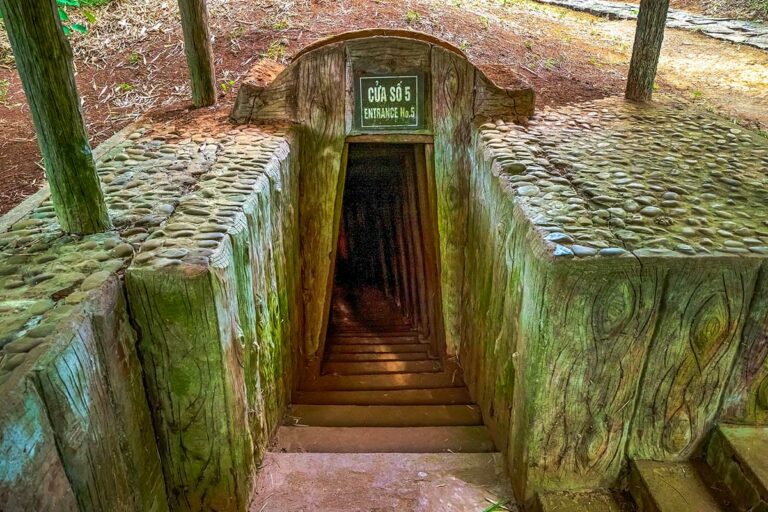 Vinh Moc Tunnels in de DMZ van Vietnam