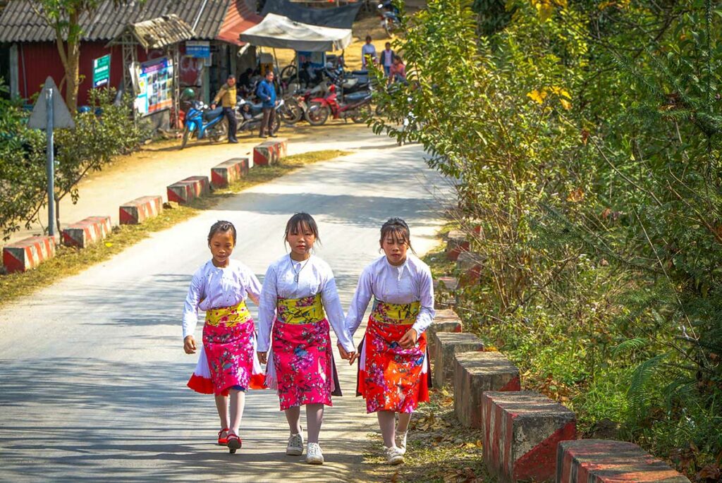 Ha Giang ethnische mensen