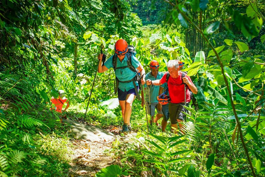 wandeltocht door Ba Be Nationaal Park