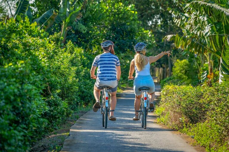mekong lodge koppel fietsen mekong delta 1