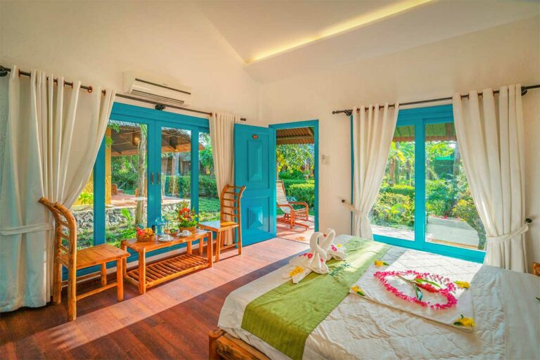 mekong lodge slaapkamer bungalow 1