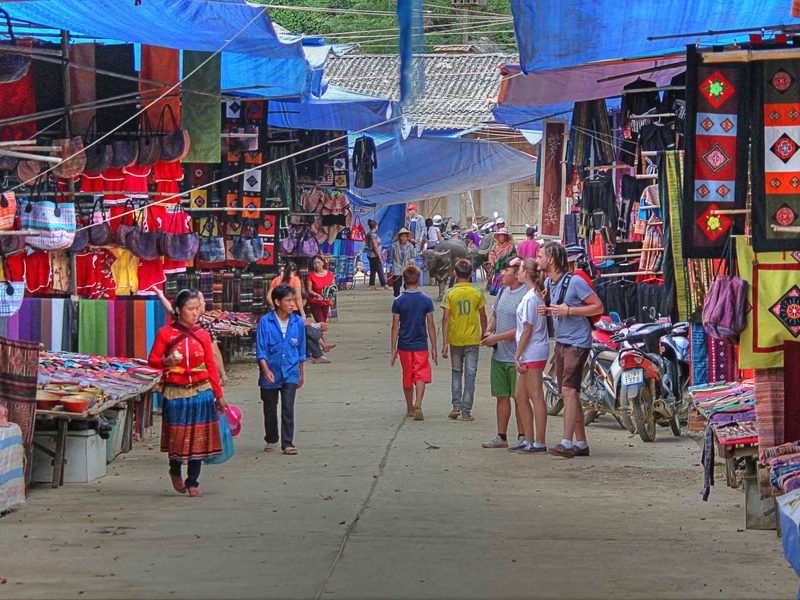 Bac Ha markt in Vietnam
