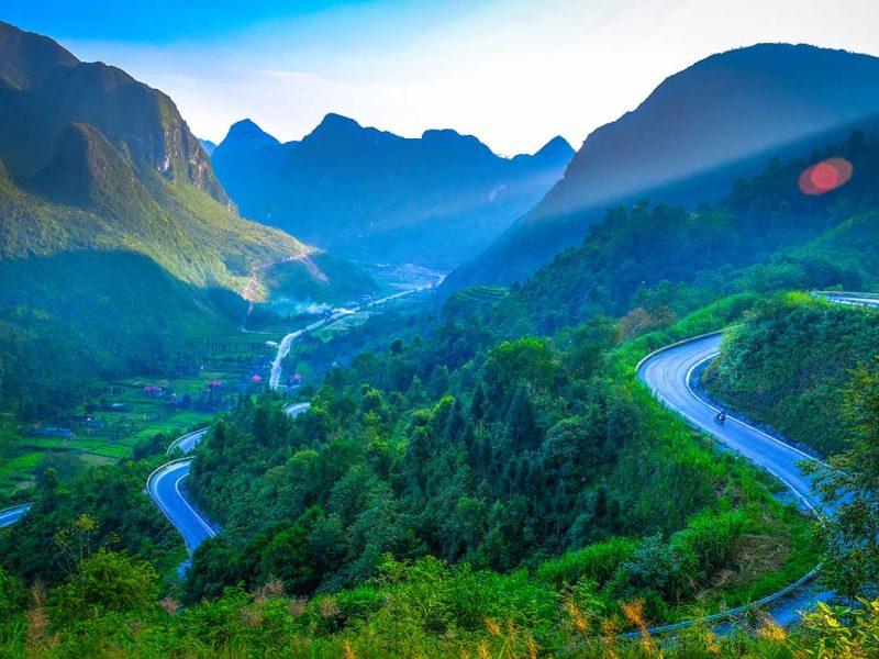 Chin Khaon Ramp Pass in Ha Giang