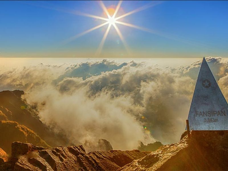 Fansipan berg Vietnam Sapa