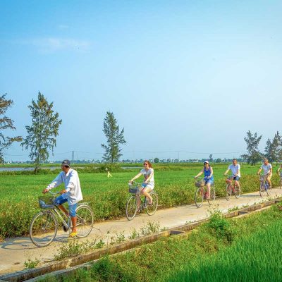 fietsen door het platteland van Hoi An