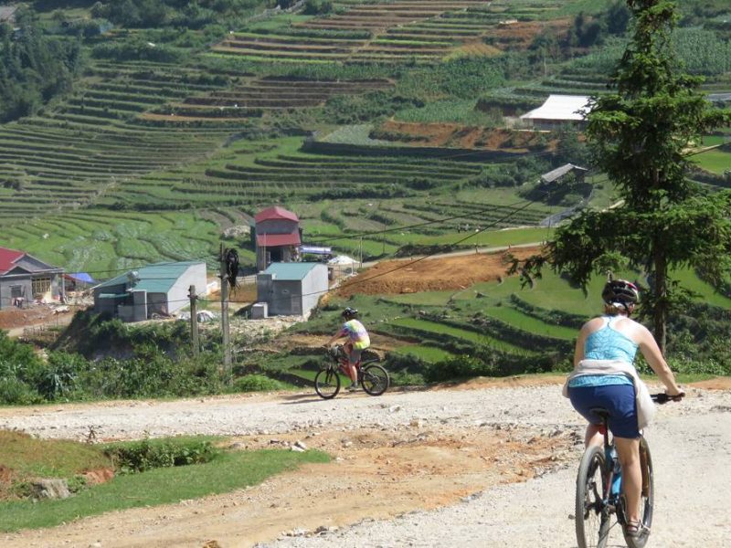 fietsen in Sapa