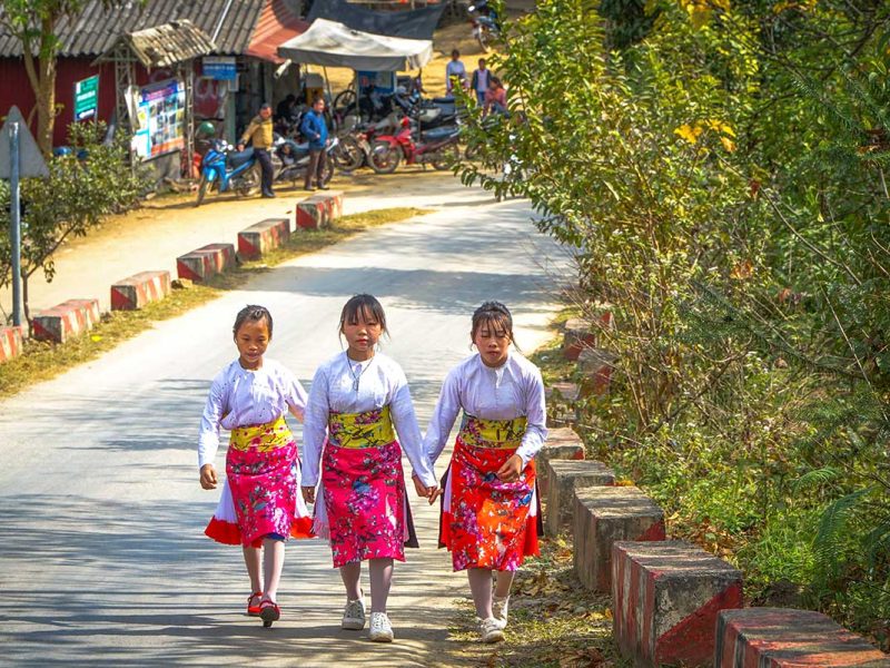 Ha Giang ethnische mensen