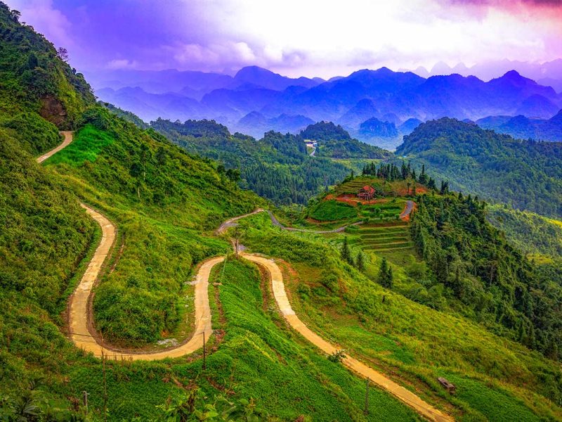 Quan Ba bergpas in Ha Giang