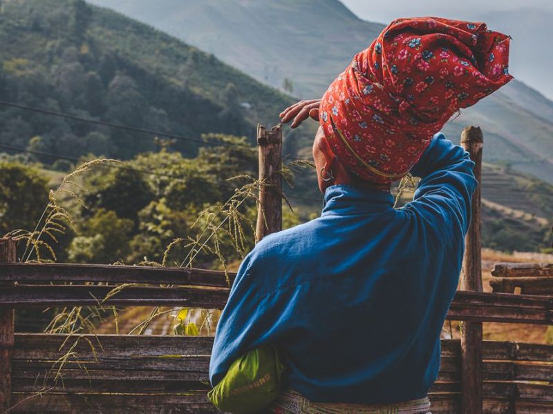 Red Dao trekking in Sapa