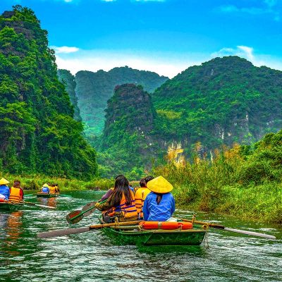Trang An boottocht in Ninh Binh