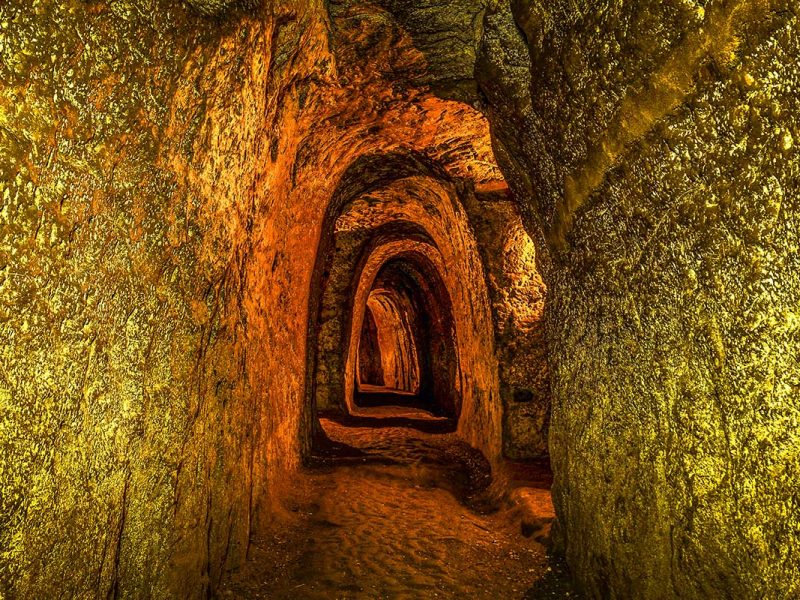 Vinh Moc Tunnels in de DMZ van Vietnam
